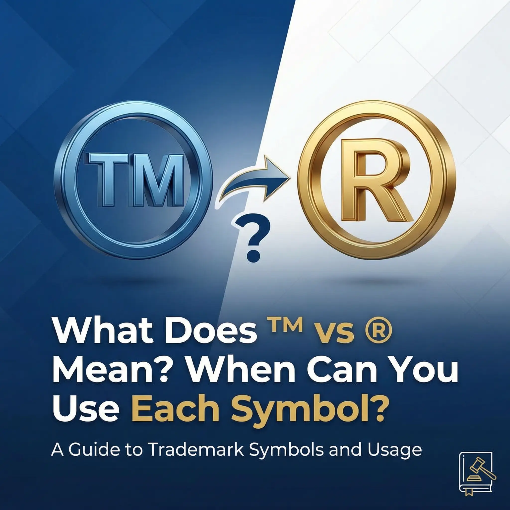 What Does ™ vs ® Mean? When Can You Use Each Trademark Symbol?
